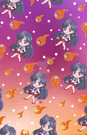 Sailor Mars Ready For Battle Wallpaper