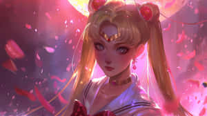 Sailor Moon Ethereal Glow Wallpaper