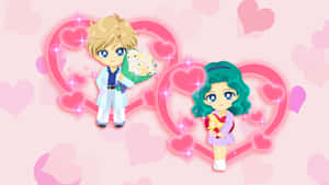 Sailor Uranus Blasts Her Way To Victory Wallpaper