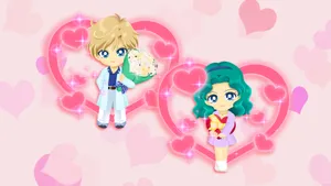 Sailor Uranus Blasts Her Way To Victory Wallpaper