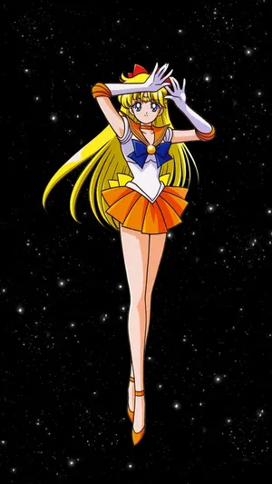 Sailor Venus From The 1990s Classic Anime, Sailor Moon Wallpaper