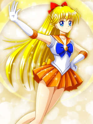 Sailor Venus, Guardian Of Love And Courage Wallpaper