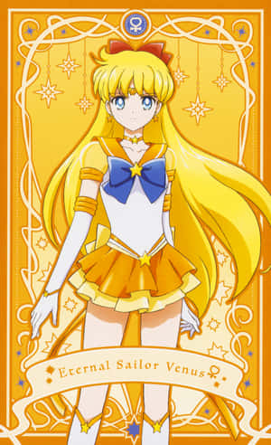 Sailor Venus Strikes A Pose Wallpaper