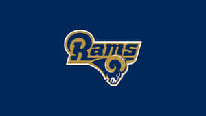 Saint Louis Rams Logoon Blue Background Wallpaper