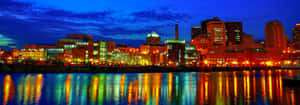 Saint Paul Minnesota Skyline Twilight Wallpaper