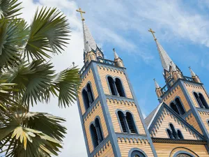 Saint Peter And Paul Basilica Of Paramaribo Wallpaper