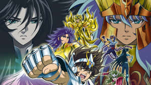 Saint Seiya Characters Collage Wallpaper