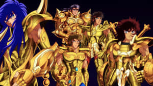 Saint Seiya Golden Armor Warriors Wallpaper