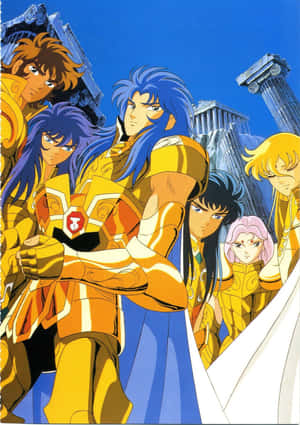 Saint Seiya Golden Saints Gathering Wallpaper