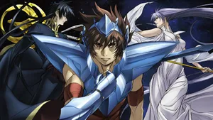 Saint_ Seiya_ Hades_ Characters_ Pose Wallpaper