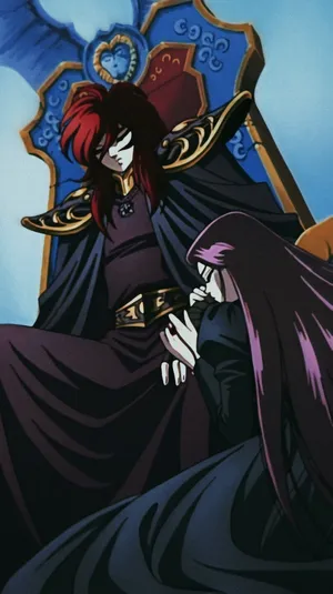 Saint Seiya Hades Throne Room Encounter Wallpaper