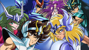 Saint Seiya Knights Readyfor Battle Wallpaper