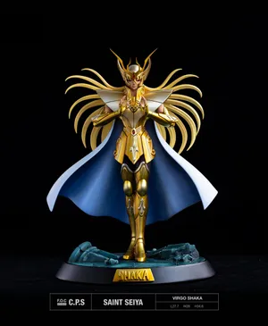 Saint Seiya's Virgo Shaka In Battle Stance Wallpaper