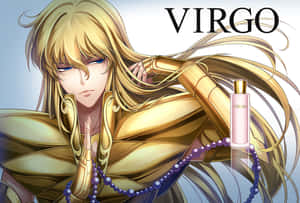 Saint Seiya Virgo Shaka With Perfume Bottle Wallpaper