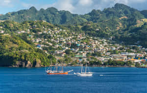 Saint Vincent Grenadines Coastal View Wallpaper