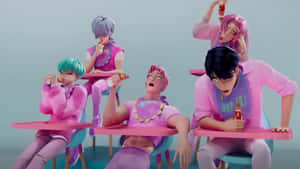 Saja Boys Animated Characters Wallpaper