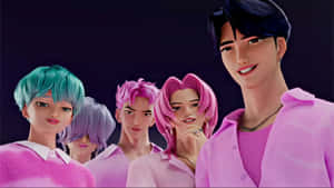 Saja Boys Animated Group Wallpaper