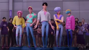 Saja Boys Character Lineup Wallpaper