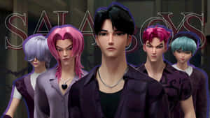 Saja Boys Character Lineup Wallpaper