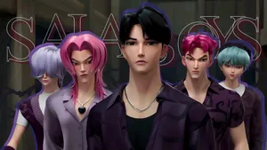 Saja Boys Character Lineup Wallpaper