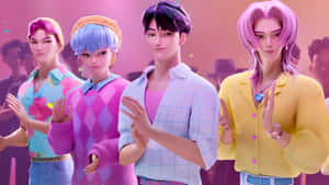 Saja Boys Characters Group Wallpaper