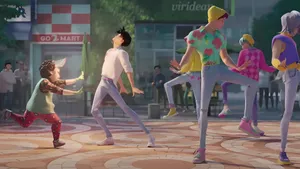 Saja Boys Dance Battle Wallpaper