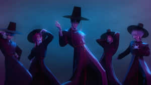 Saja Boys Dance Performance Wallpaper