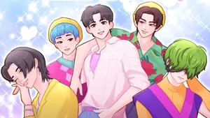 Saja Boys Group Portrait Wallpaper