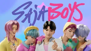 Saja Boys Group Portrait Wallpaper