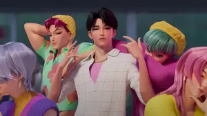 Saja Boys Group Style Wallpaper