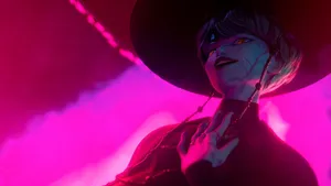 Saja Boys Neon Style Wallpaper