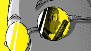 Sakamoto Days Reflective Glasses Wallpaper