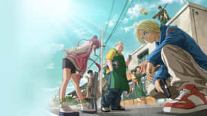 Sakamoto Days Rooftop Gathering Wallpaper