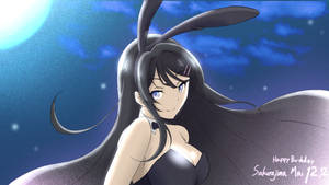 Sakuta Mizusaki And Cheerful Mai Sakurajima In Rascal Does Not Dream Of Bunny Girl Senpai Wallpaper