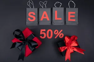 Sales 50% Sale Promo Wallpaper