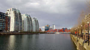 Salford Quays Waterfront Development Wallpaper