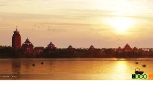 Salient Reflection Of Sunset Wallpaper