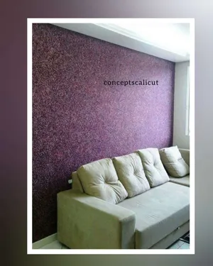 Salient Wall On A Living Room Wallpaper