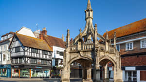 Salisbury Historic Poulterers Architecture Wallpaper