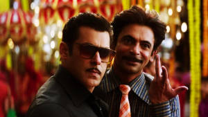 Salman Khan And Sunil Grover Of Bharat Wallpaper