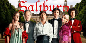 Saltburn T V Series Cast Promotional Image Wallpaper