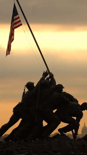 Salute To The United States Marine Corps Wallpaper