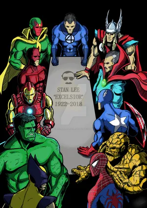 Saluting The Legendary Stan Lee Wallpaper