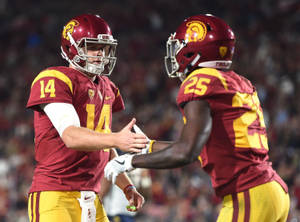 Sam Darnold Reggie Bush Usc Trojans Wallpaper