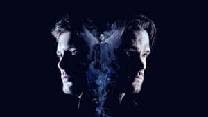 Sam Dean Winchester Supernatural Graphic Art Wallpaper