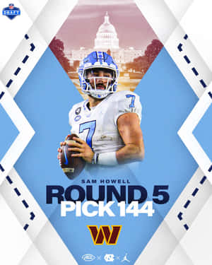 Sam Howell N F L Draft Pick Announcement Wallpaper