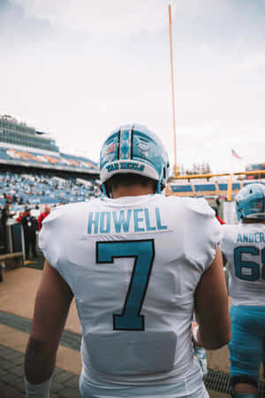 Sam Howell Number7 Football Player Wallpaper