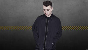 Sam Smith In Black Jacket Wallpaper