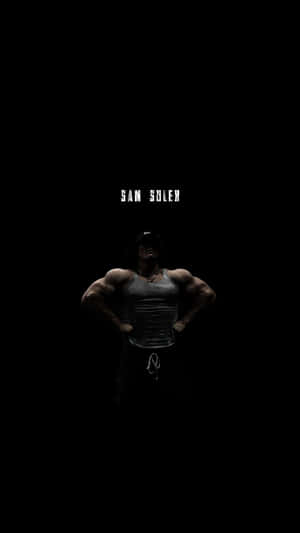 Sam Sulek Muscular Silhouette Wallpaper