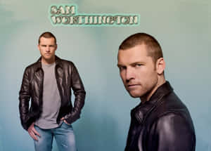 Sam Worthington Leather Jacket Photography Wallpaper